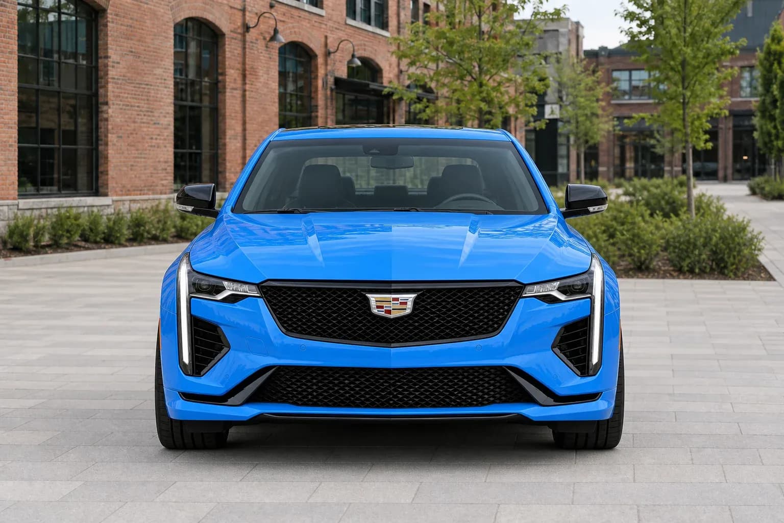 2020 Cadillac CT4-V with EW-P-MF-043 wheel, front 0 view