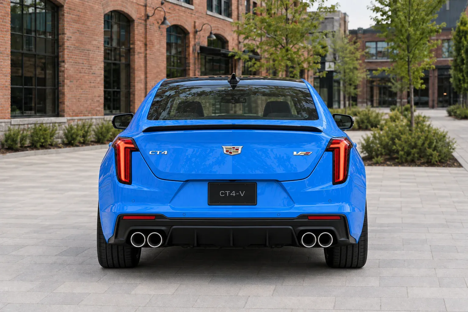 2020 Cadillac CT4-V with EW-P-MF-043 wheel, rear 0 view