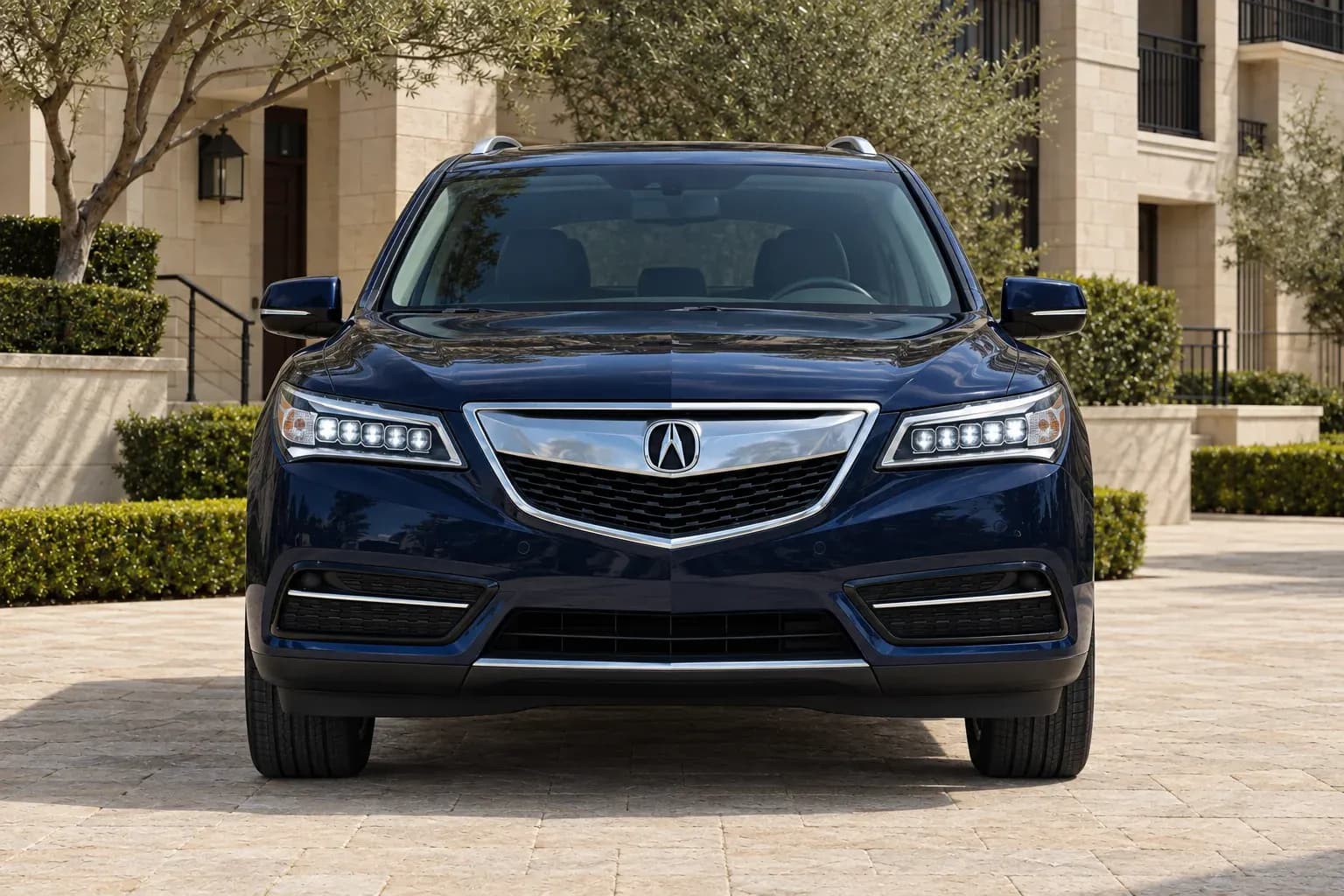 2014 Acura MDX with EW-P-MF-046 wheel, front 0 view