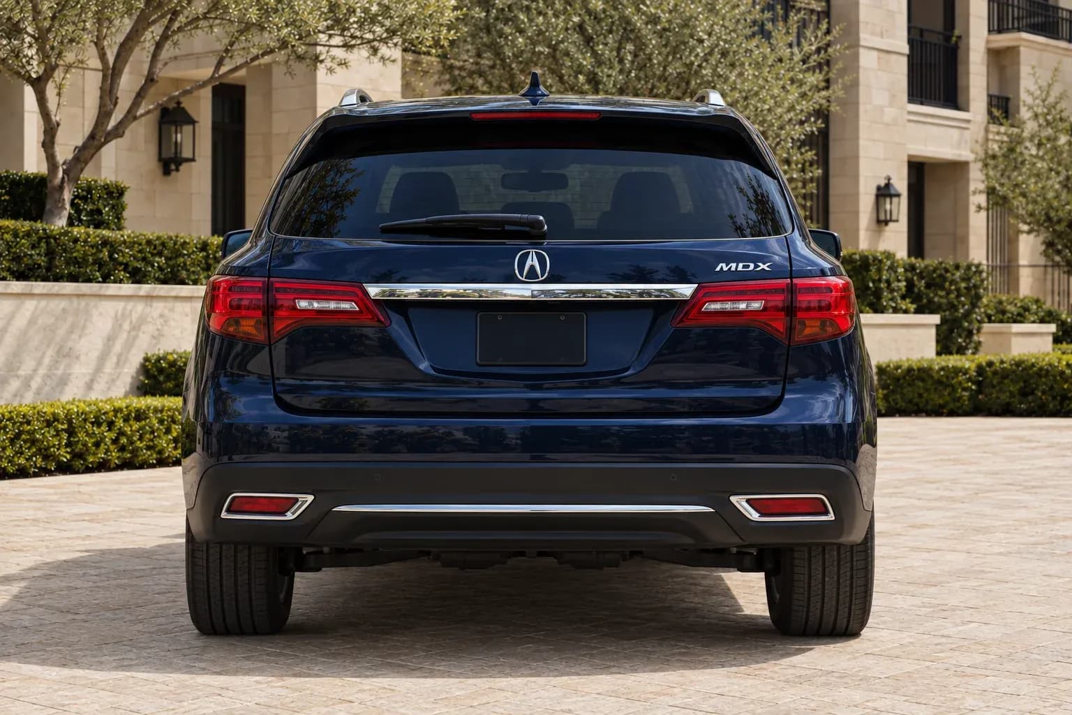 2014 Acura MDX with EW-P-MF-046 wheel, rear 0 view