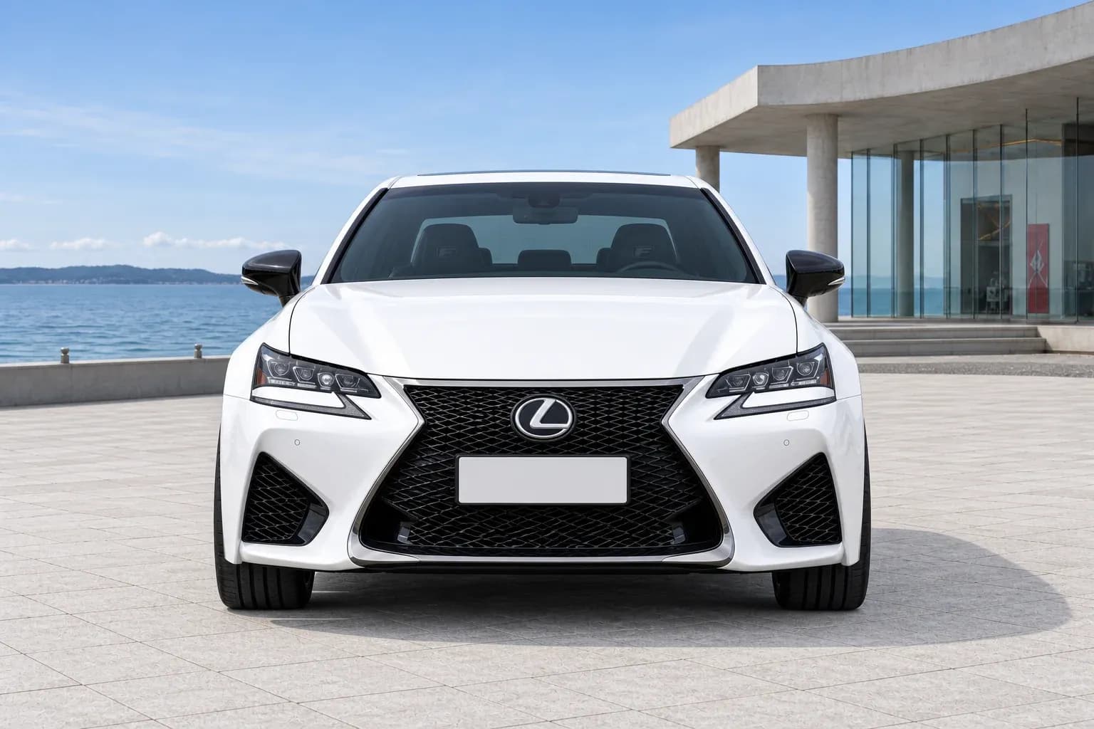 2016 Lexus GS F with EW-P-MF-046 wheel, front 0 view