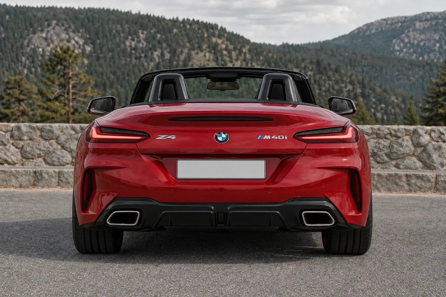 2023 BMW Z4 with EW-P-MF-047 wheel, rear 0 view