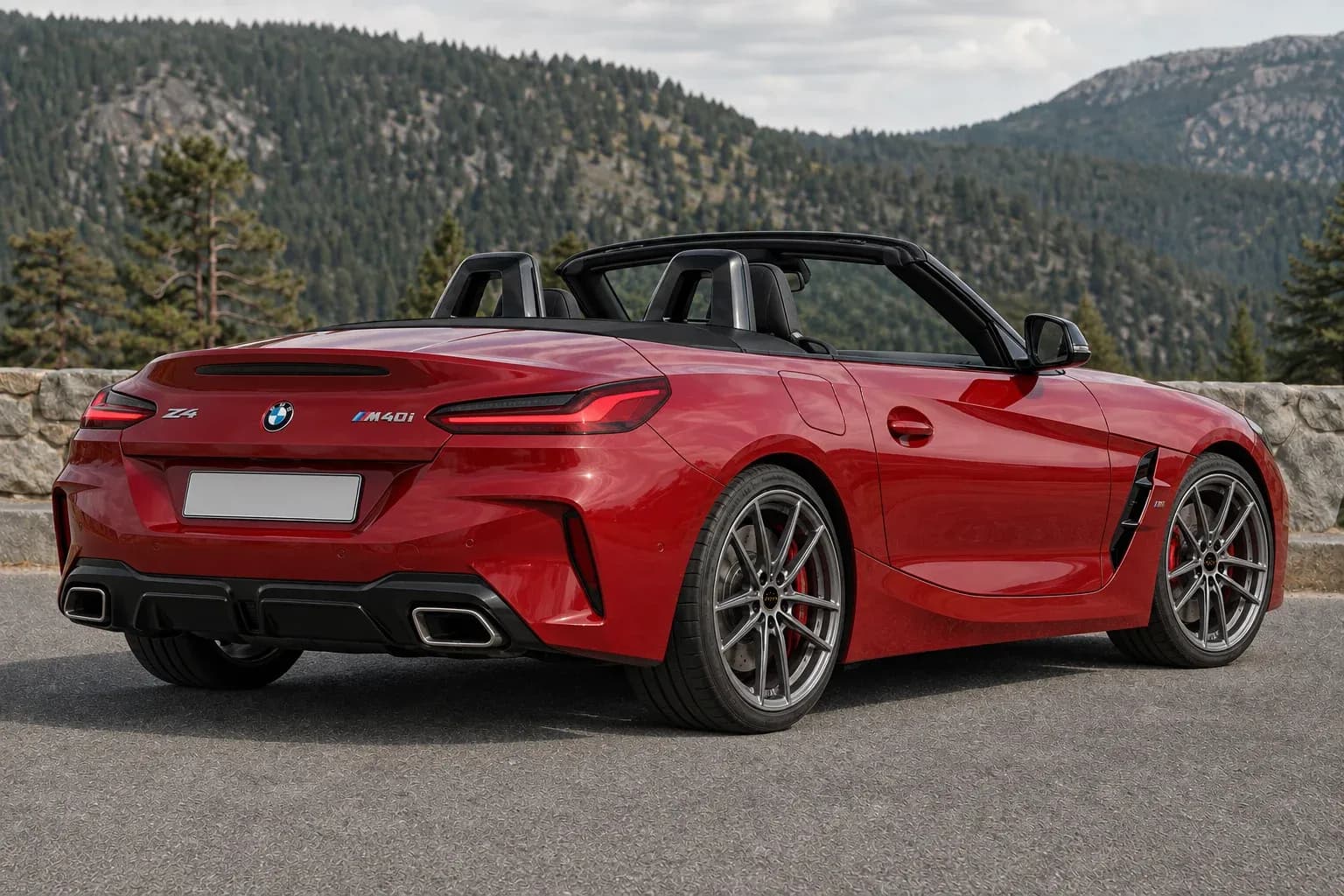 2023 BMW Z4 with EW-P-MF-047 wheel, rear right 45 view
