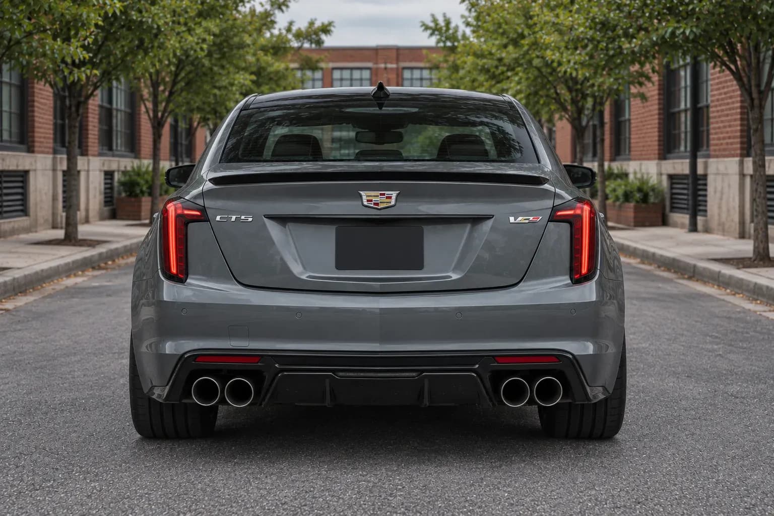 2020 Cadillac CT5-V with EW-P-MF-048 wheel, rear 0 view