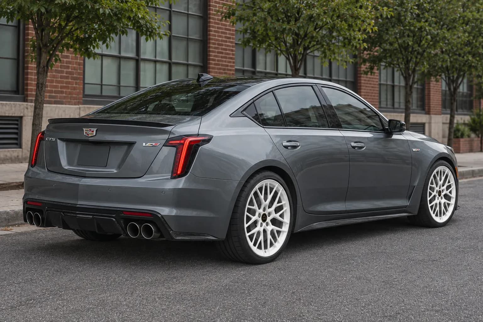 2020 Cadillac CT5-V with EW-P-MF-048 wheel, rear right 45 view