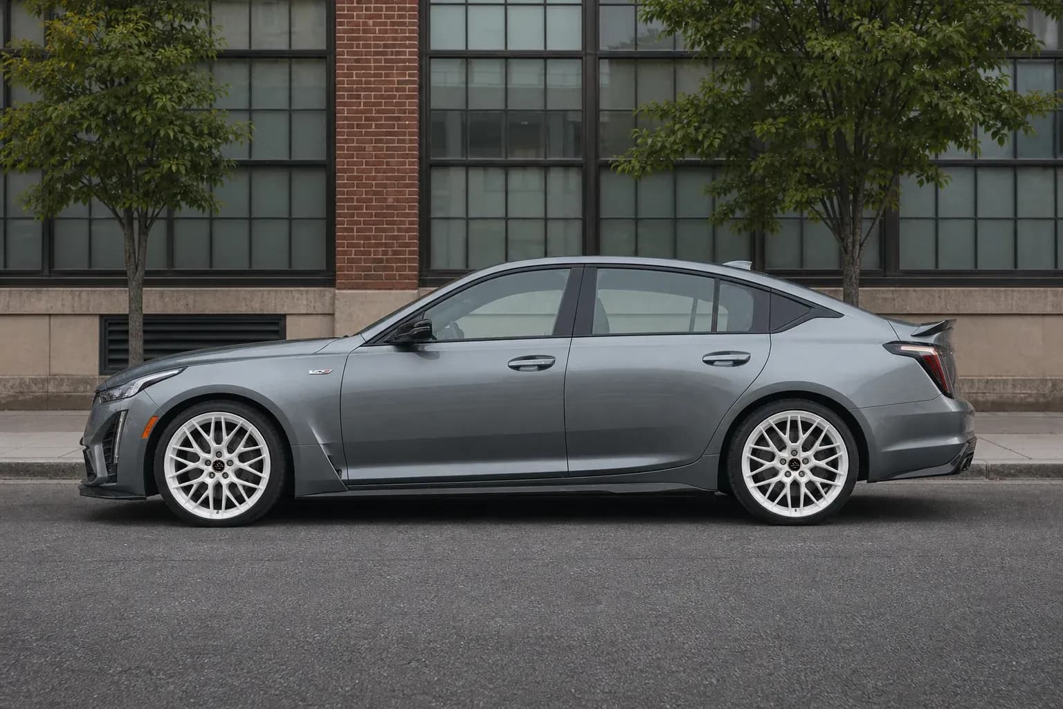 2020 Cadillac CT5-V with EW-P-MF-048 wheel, side profile view