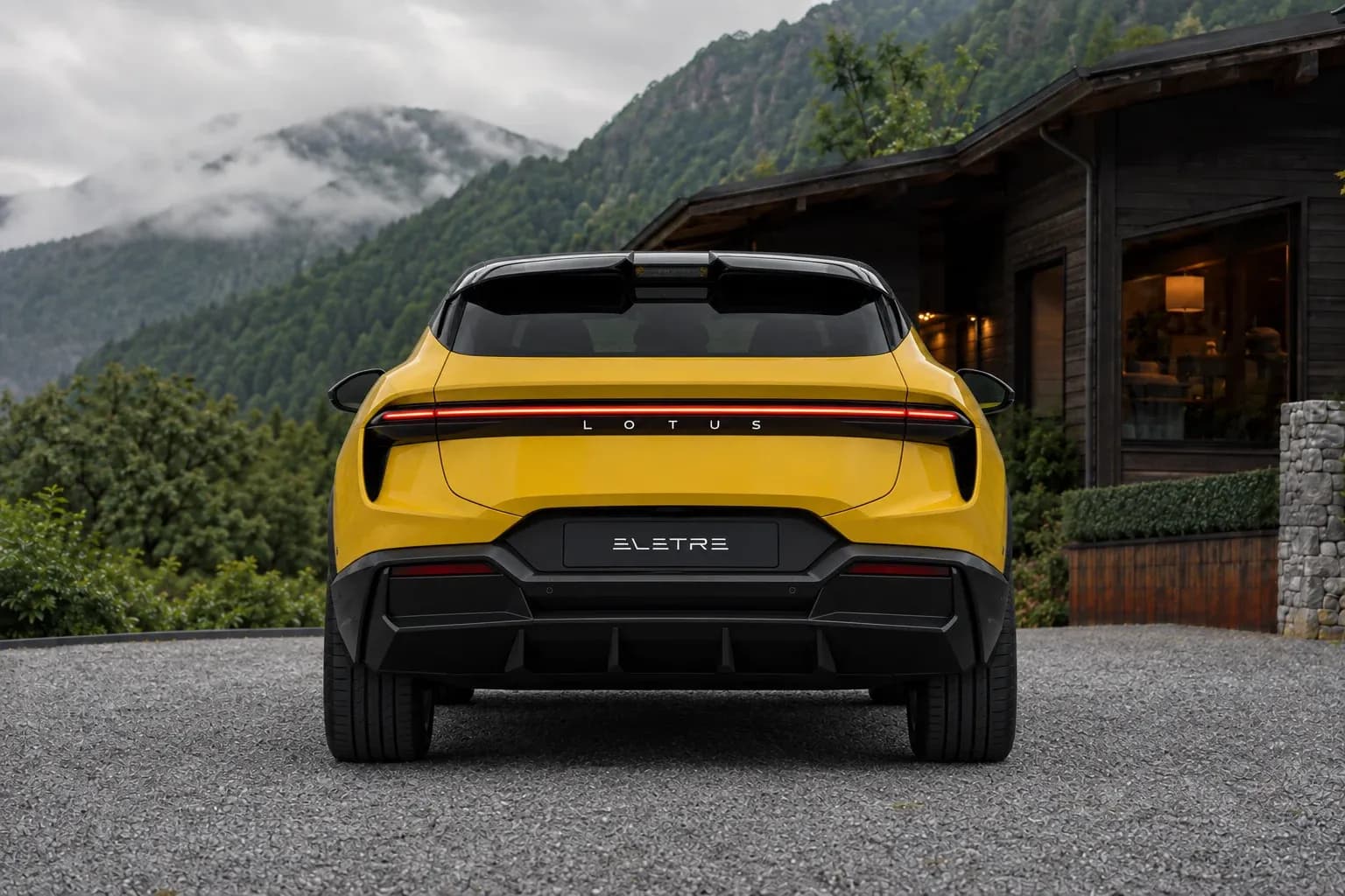 2023 Lotus Eletre with EW-P-MF-048 wheel, rear 0 view