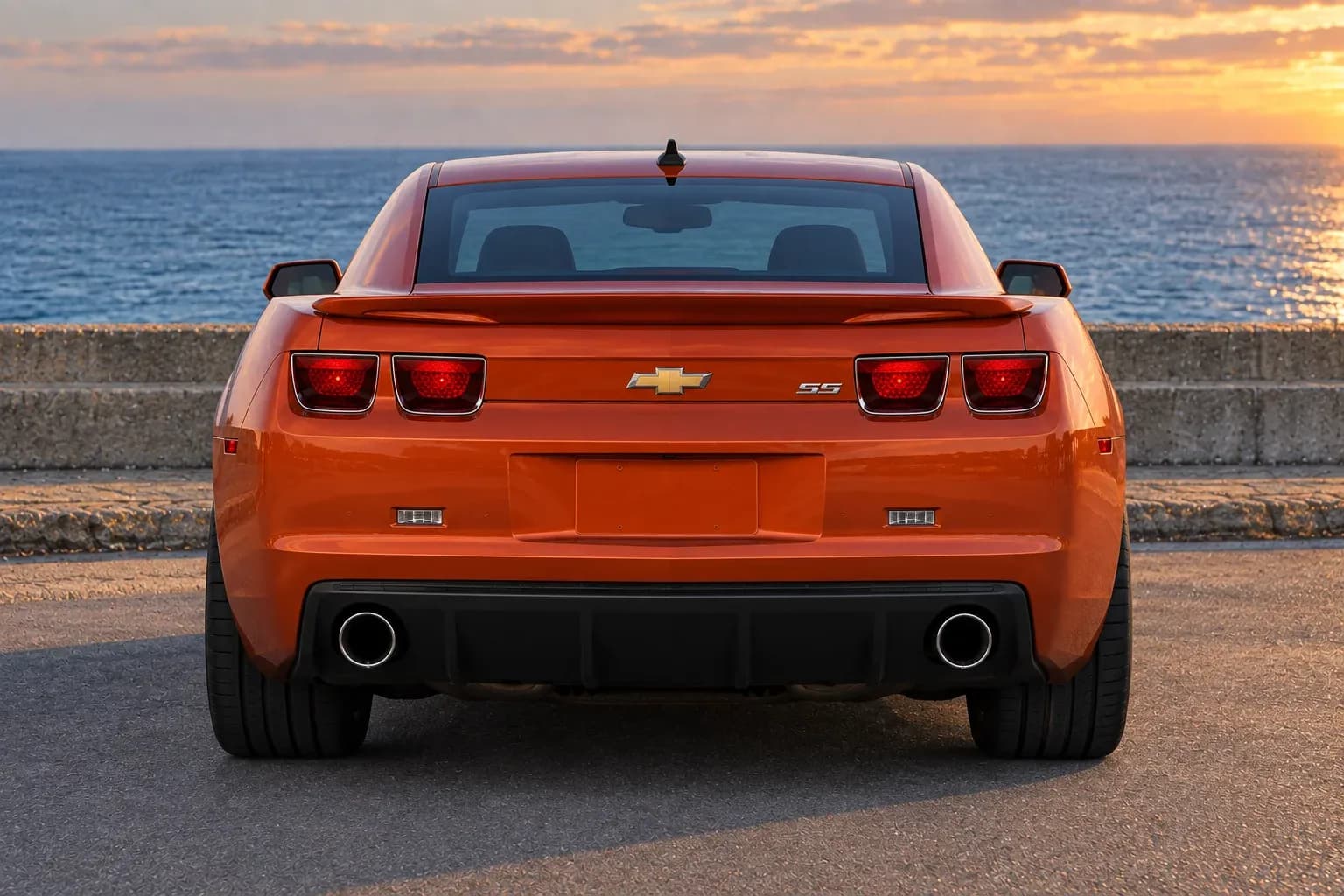 2010 Chevrolet Camaro with EW-P-MF-049 wheel, rear 0 view