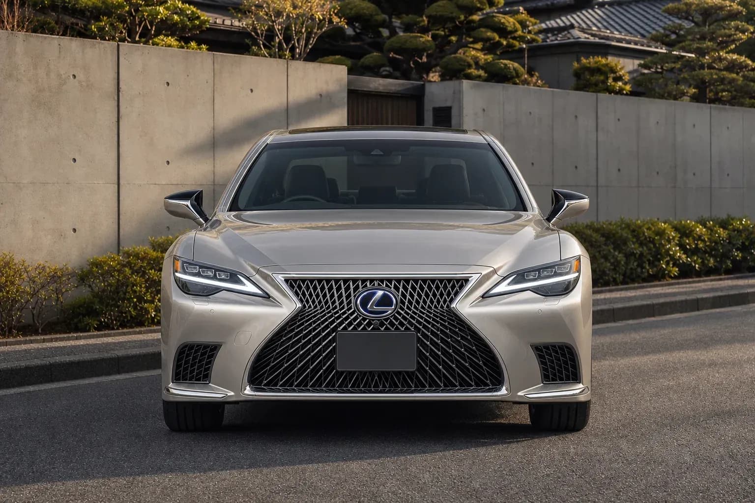 2021 Lexus LS with EW-P-MF-049 wheel, front 0 view