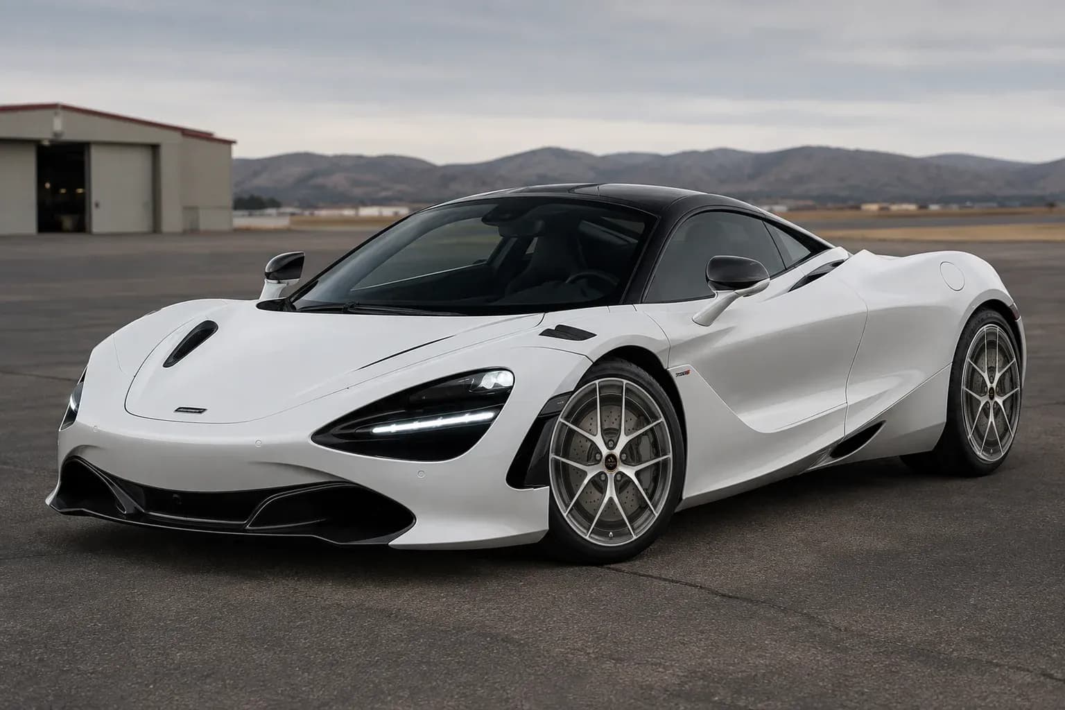 2017 McLaren 720S with EW-P-MF-050 wheel, front right 45 view