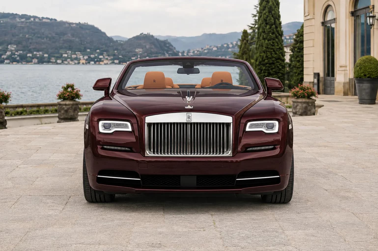 2016 Rolls-Royce Dawn with EW-P-MF-052 wheel, front 0 view