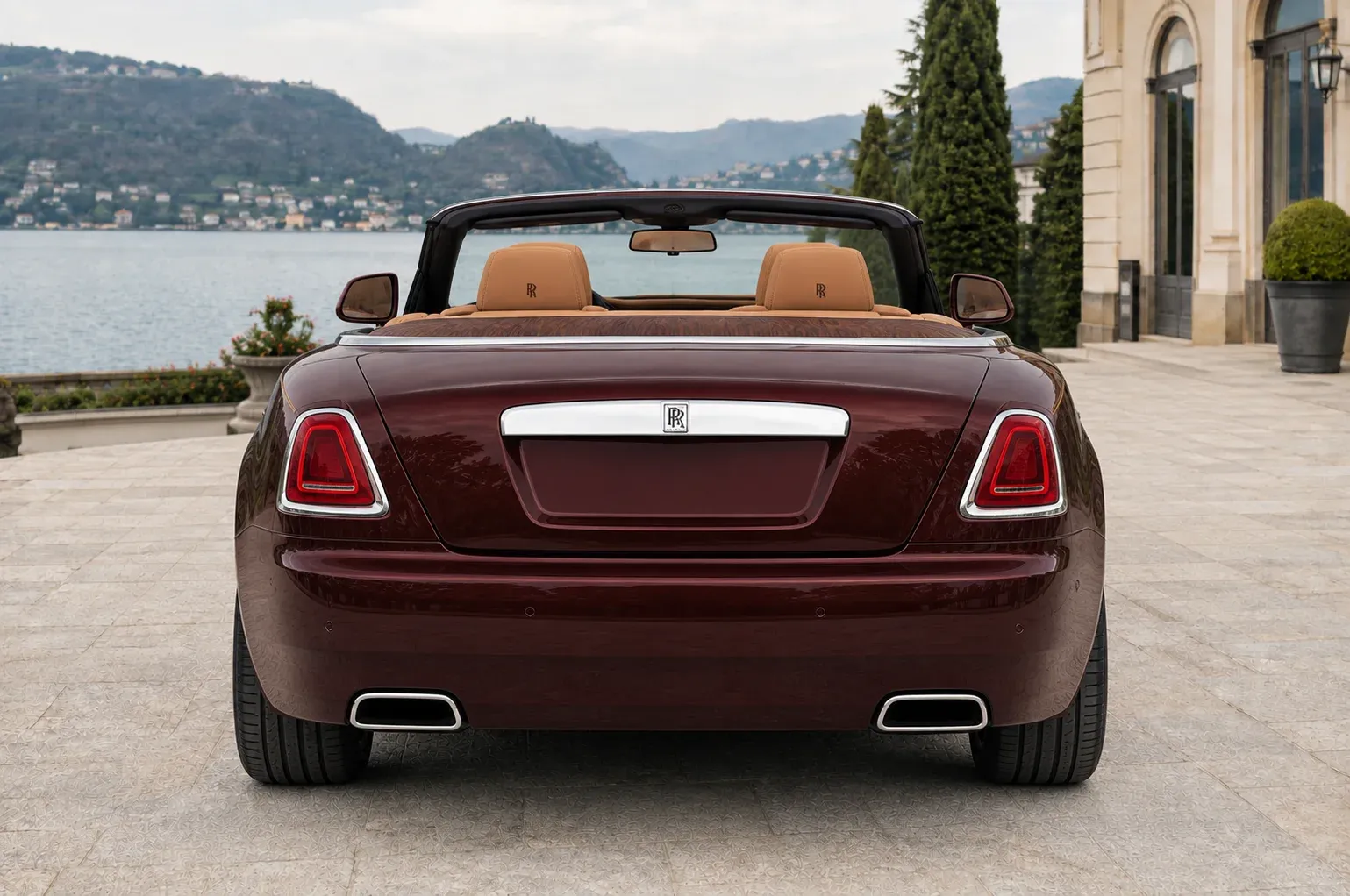 2016 Rolls-Royce Dawn with EW-P-MF-052 wheel, rear 0 view