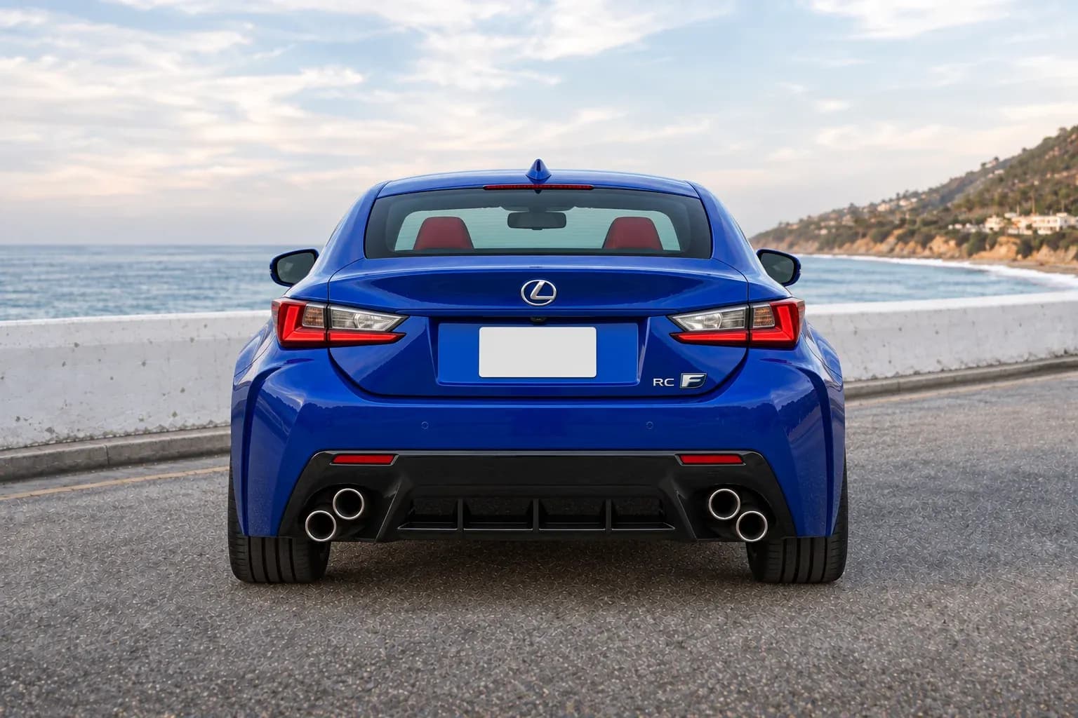 2015 Lexus RC F with EW-P-MF-053 wheel, rear 0 view