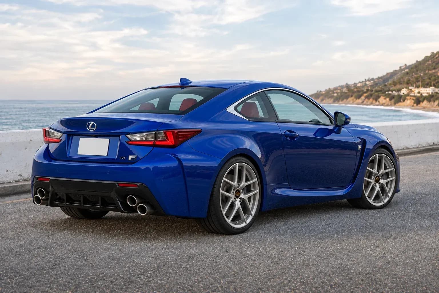 2015 Lexus RC F with EW-P-MF-053 wheel, rear right 45 view