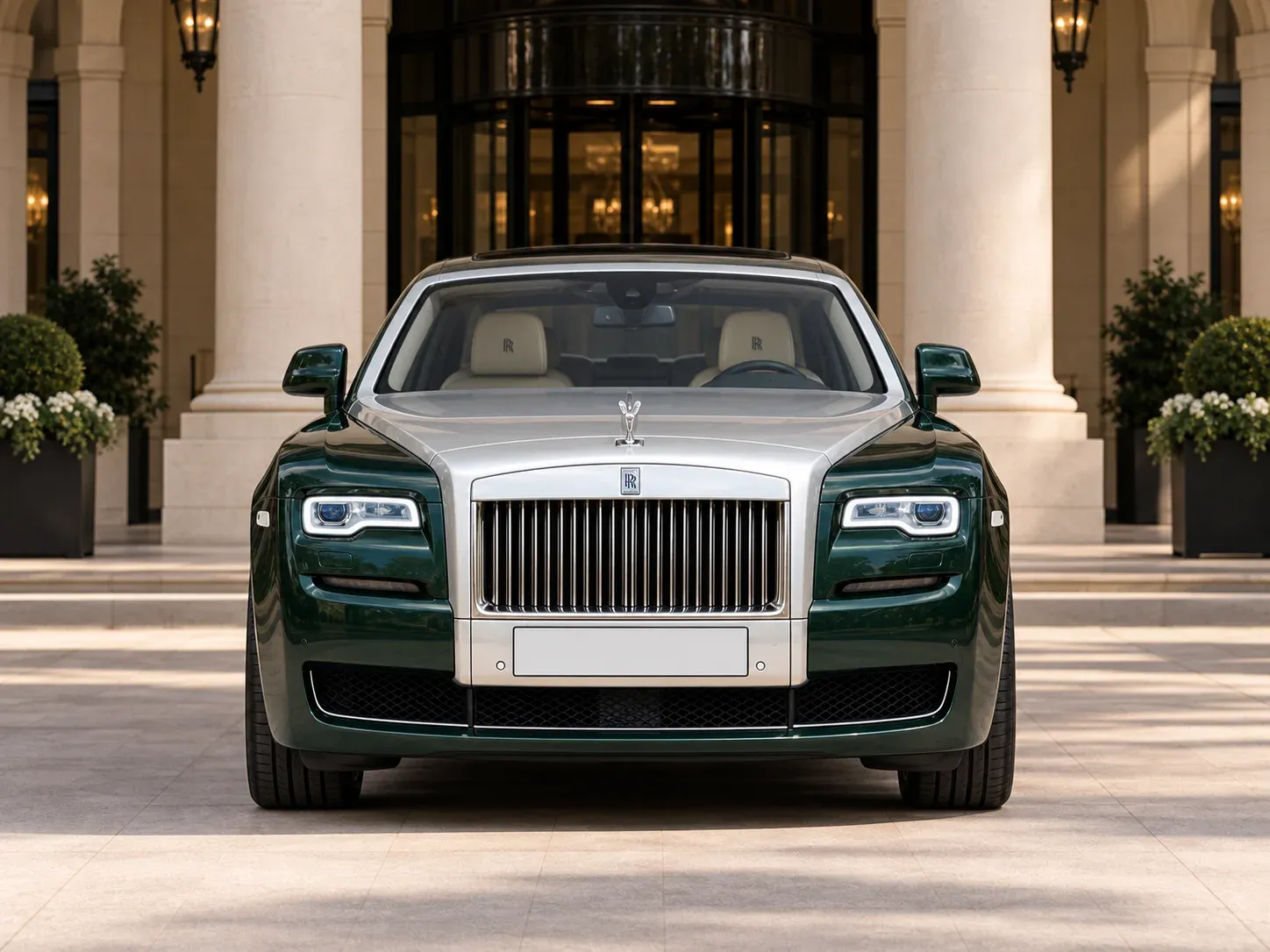 2015 Rolls-Royce Ghost with EW-P-MF-053 wheel, front 0 view