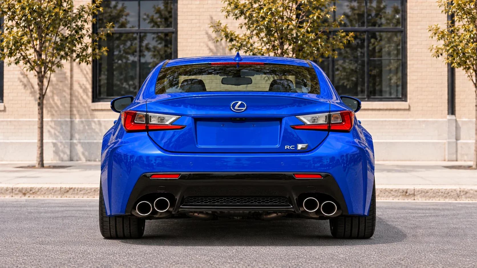 2016 Lexus RC F with EW-P-MP-001 wheel, rear 0 view