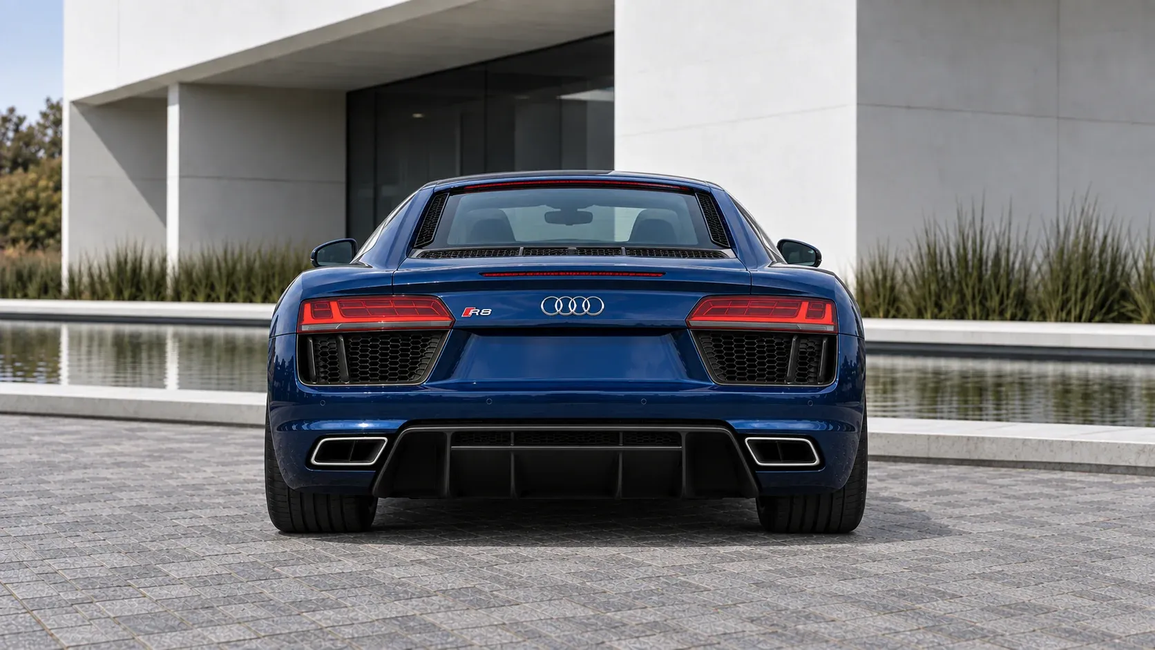 2017 Audi R8 with EW-P-MP-002 wheel, rear 0 view