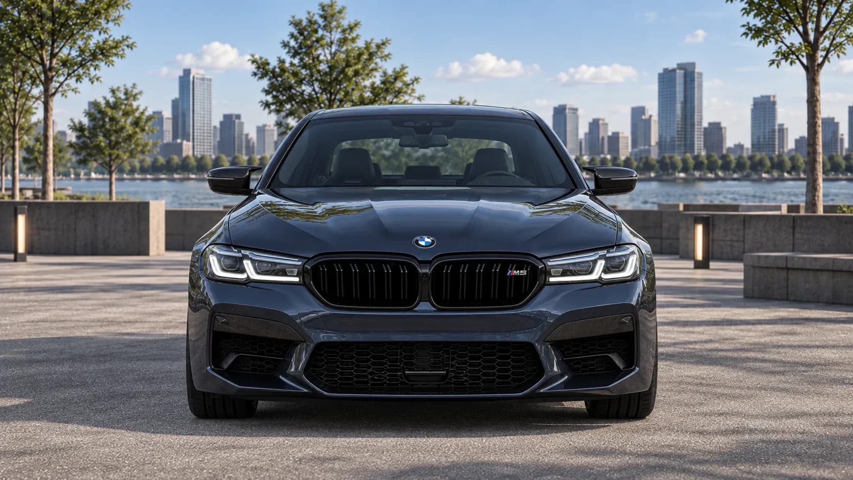 2021 BMW M5 with EW-P-MP-002 wheel, front 0 view