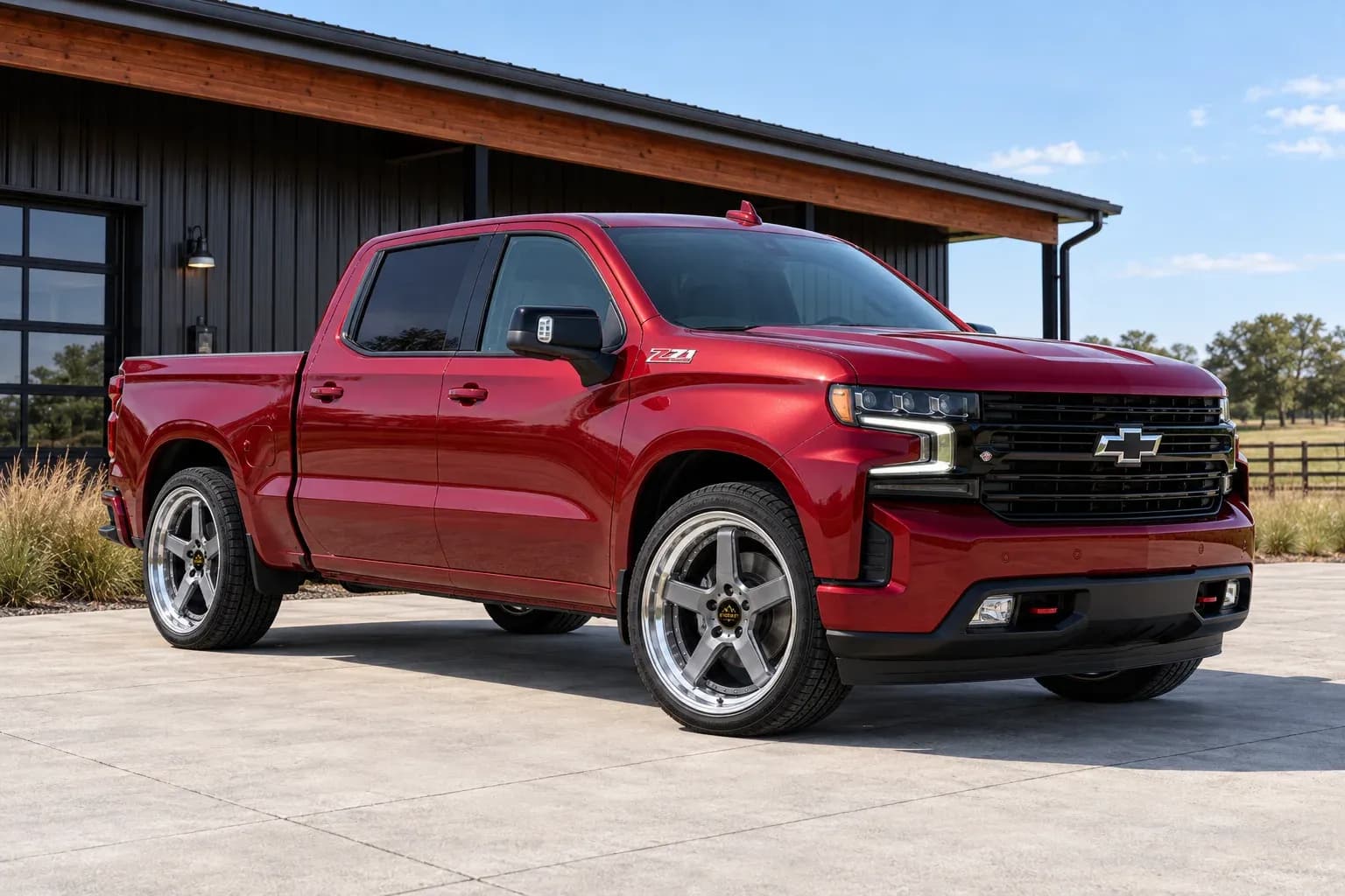 2020 Chevrolet Cheyenne with EW-P-MP-004 wheel, front right 45 view