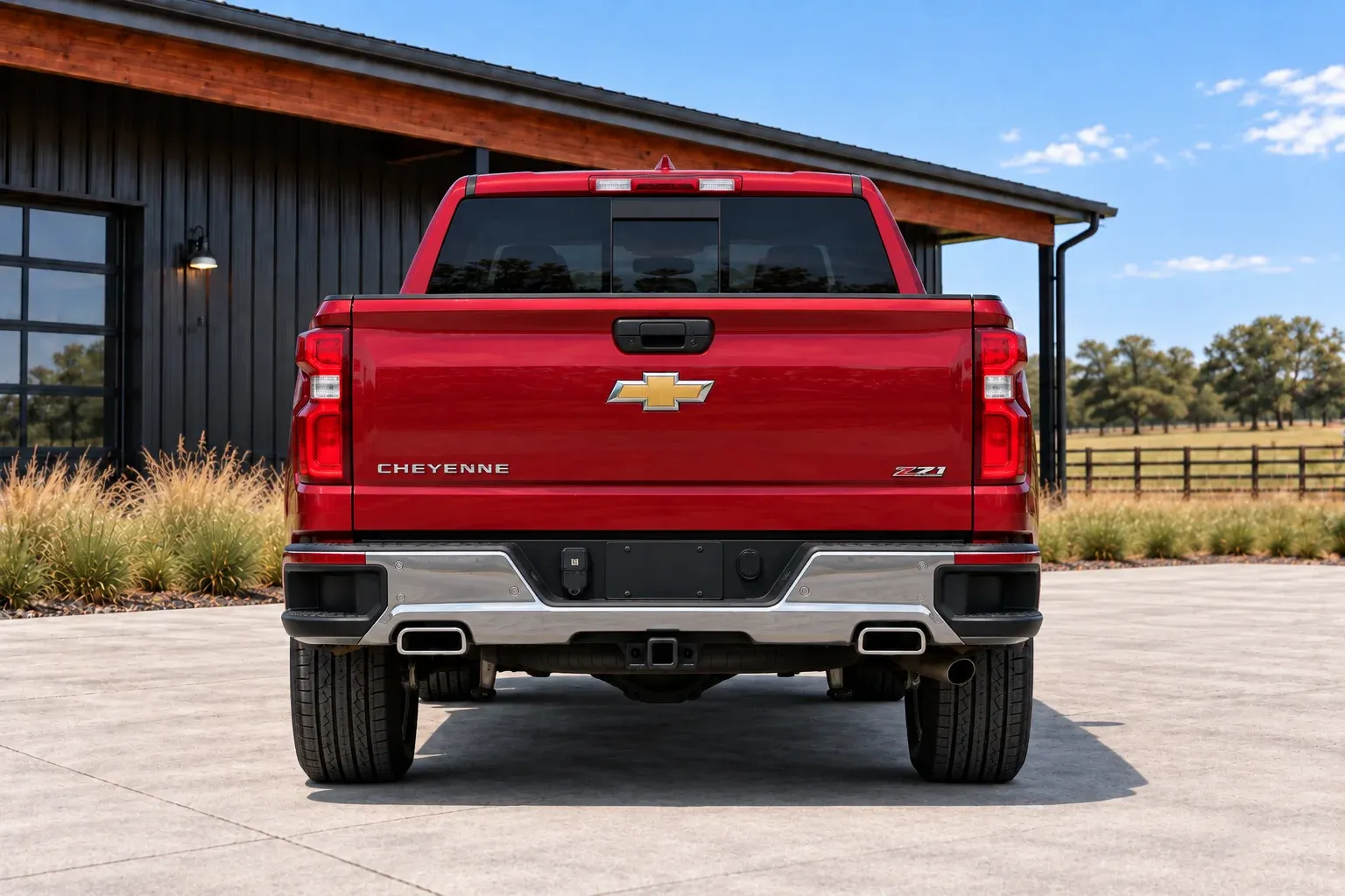 2020 Chevrolet Cheyenne with EW-P-MP-004 wheel, rear 0 view