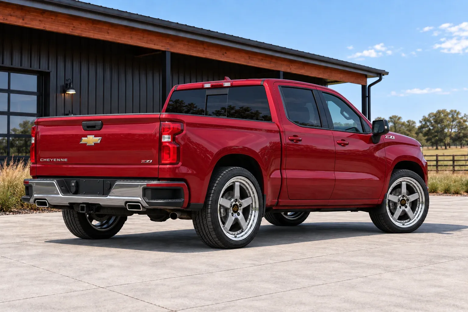 2020 Chevrolet Cheyenne with EW-P-MP-004 wheel, rear right 45 view