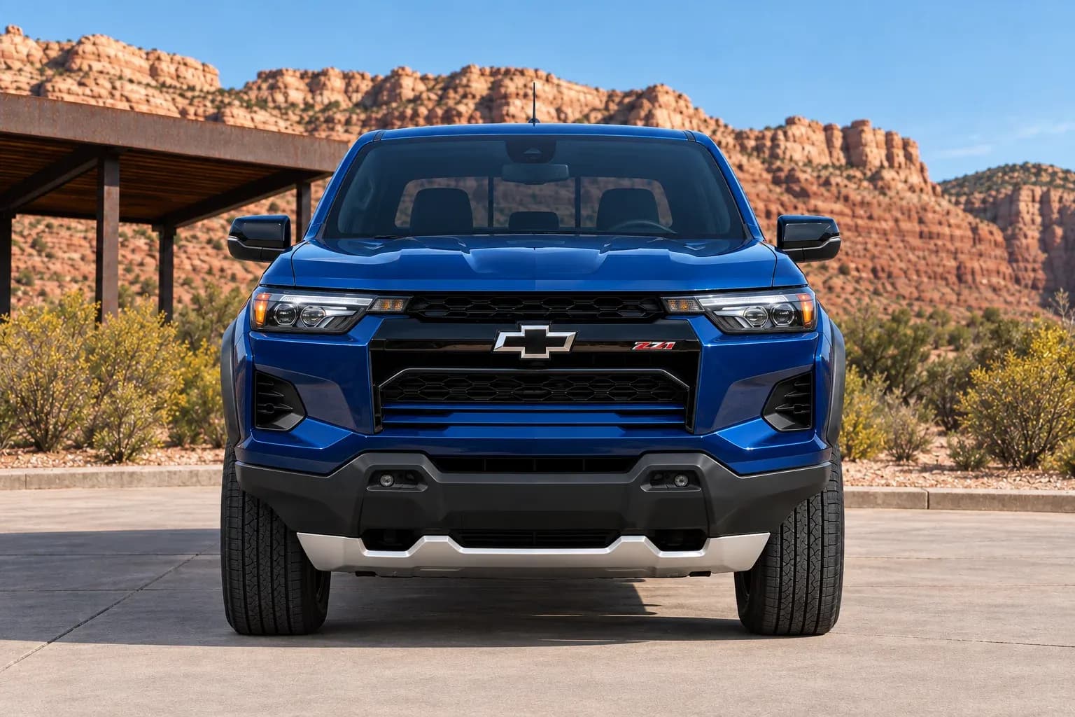 2023 Chevrolet Colorado with EW-P-MP-004 wheel, front 0 view