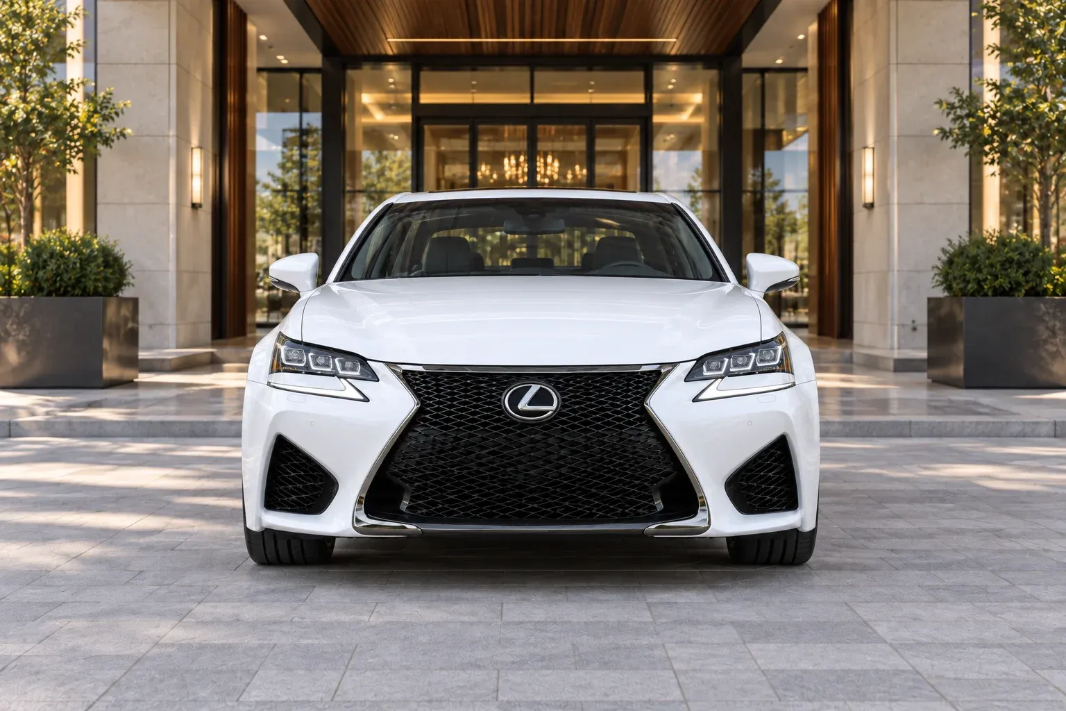 2016 Lexus GS F with EW-P-MP-005 wheel, front 0 view