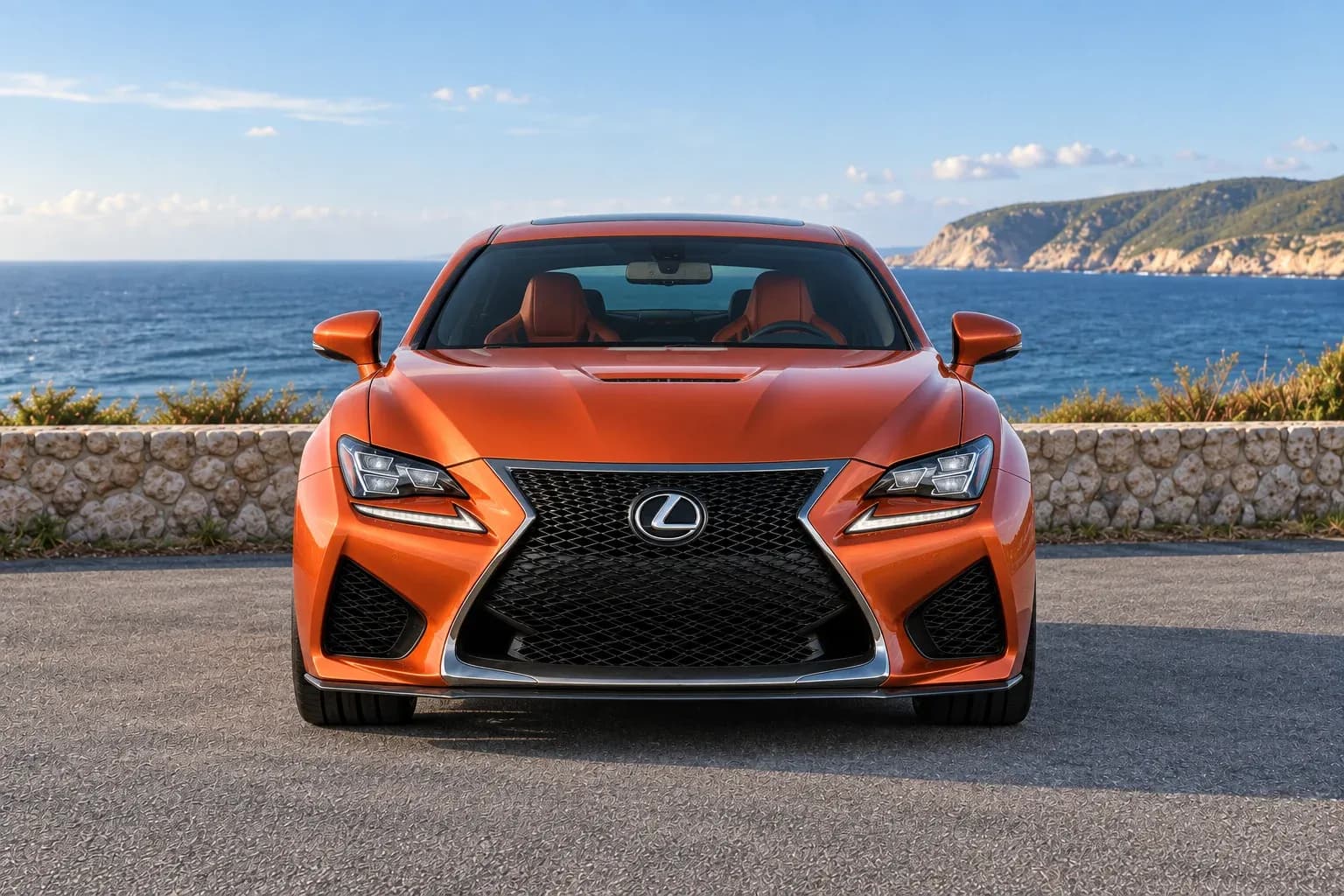 2016 Lexus RC F with EW-P-MP-005 wheel, front 0 view