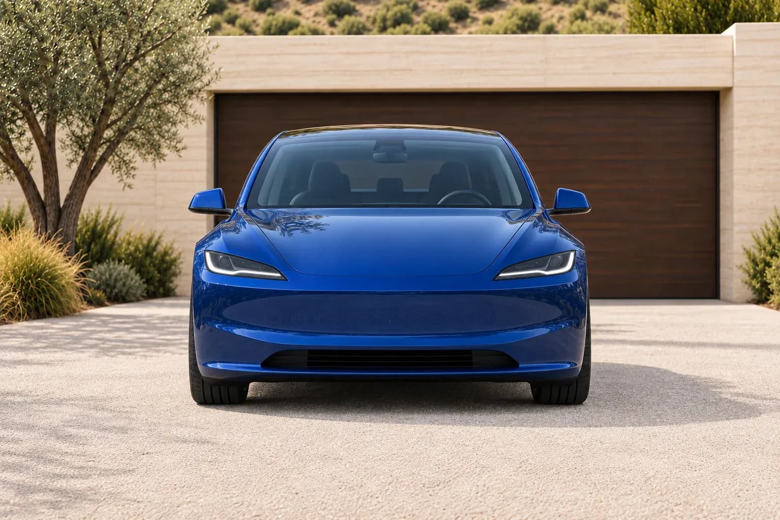 2024 Tesla Model 3 with EW-P-MP-005 wheel, front 0 view