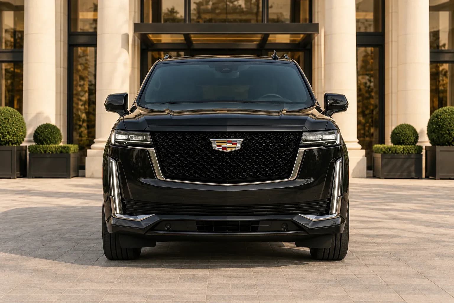 2021 Cadillac Escalade with EW-P-MP-006 wheel, front 0 view