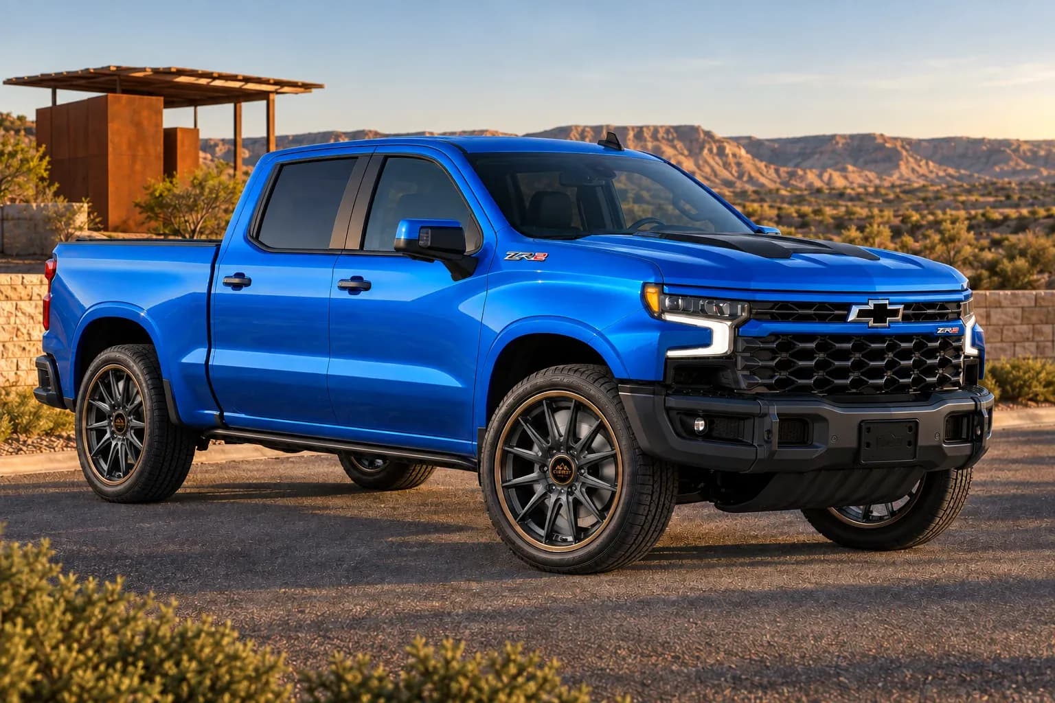 2022 Chevrolet Cheyenne with EW-P-MP-006 wheel, front right 45 view