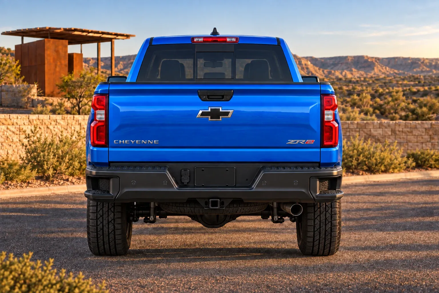 2022 Chevrolet Cheyenne with EW-P-MP-006 wheel, rear 0 view