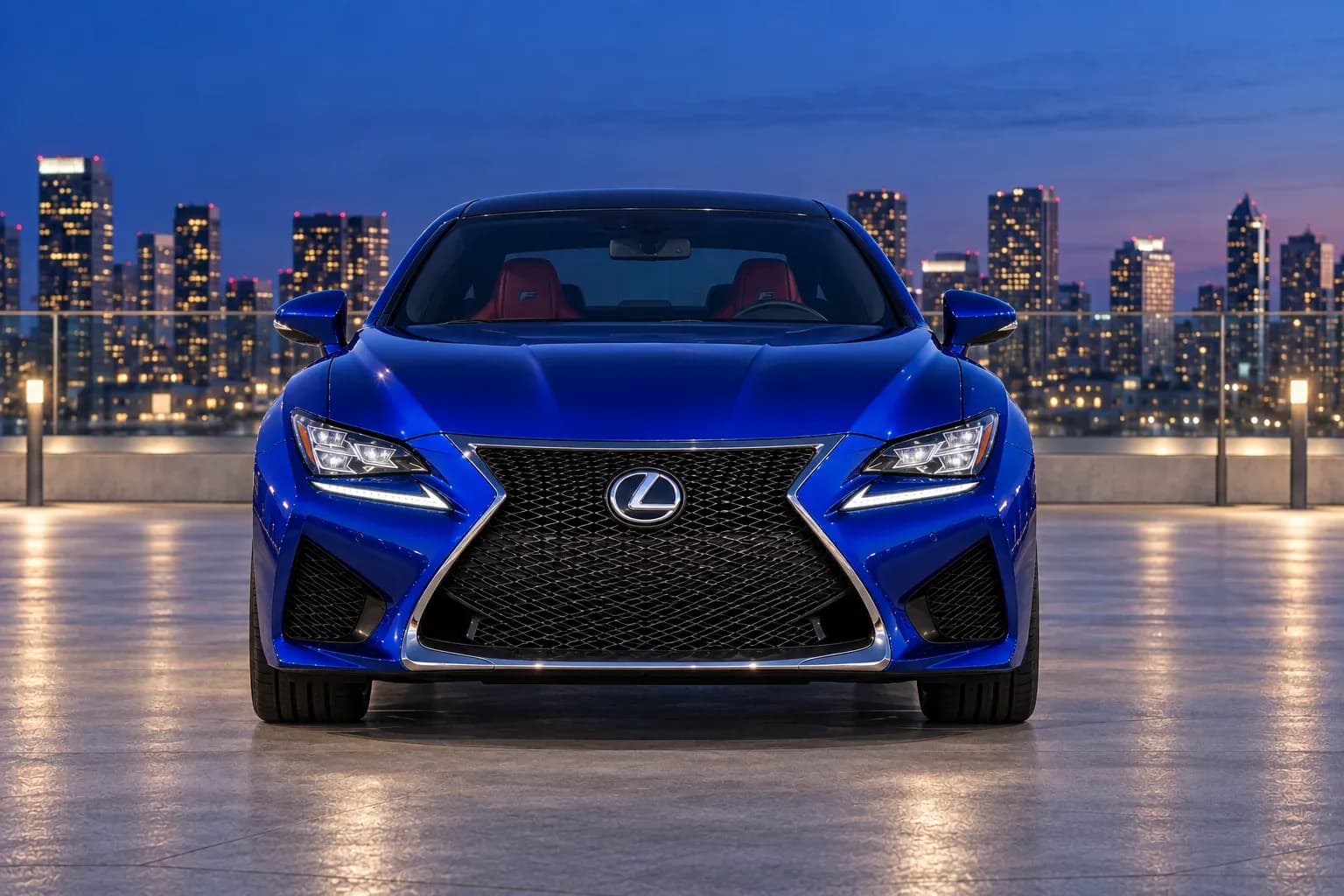 2016 Lexus RC F with EW-P-MP-009 wheel, front 0 view