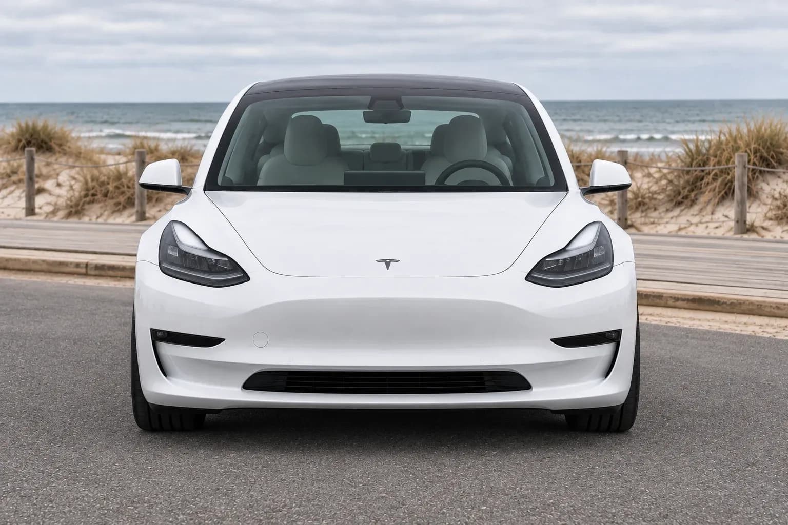 2023 Tesla Model 3 with EW-P-MP-009 wheel, front 0 view
