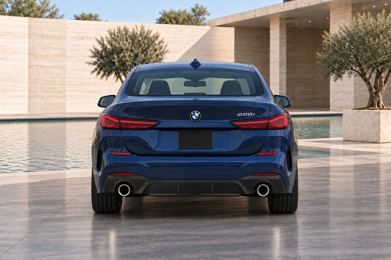 2020 BMW 2 Series with EW-P-MP-010 wheel, rear 0 view