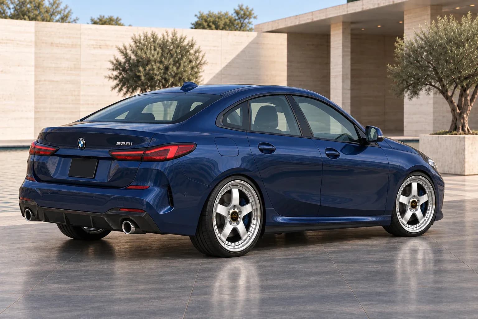 2020 BMW 2 Series with EW-P-MP-010 wheel, rear right 45 view