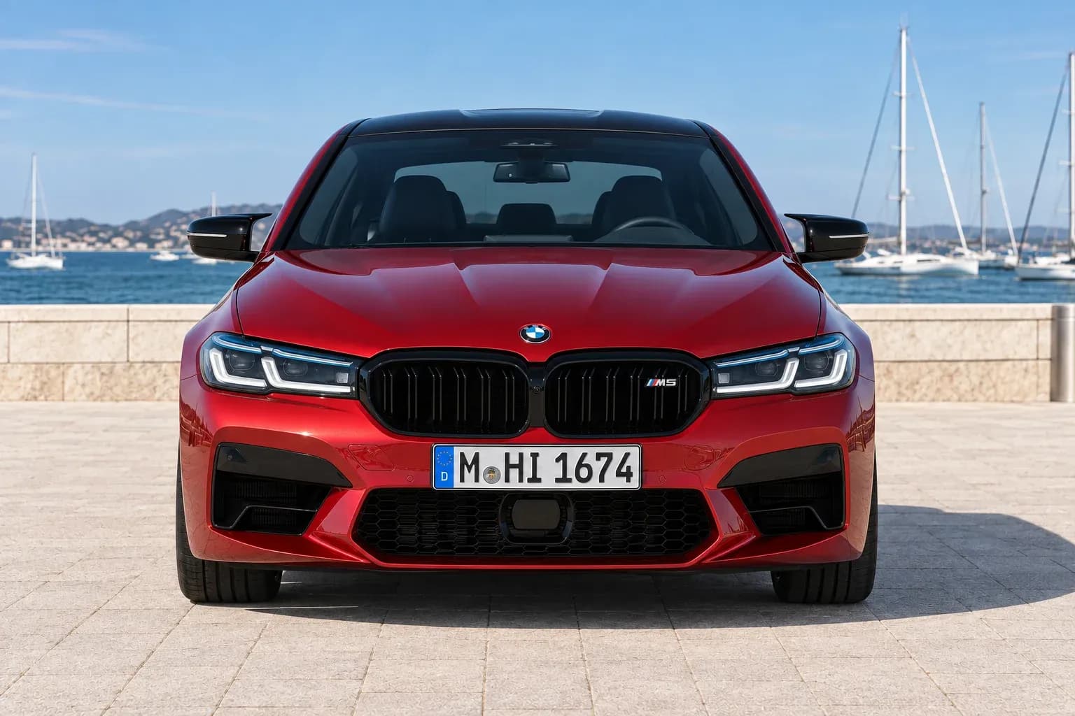 2021 BMW M5 with EW-P-MP-010 wheel, front 0 view