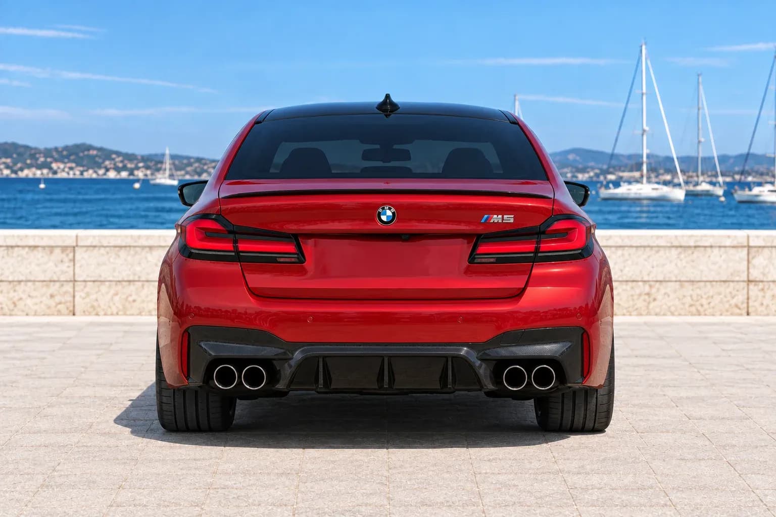 2021 BMW M5 with EW-P-MP-010 wheel, rear 0 view
