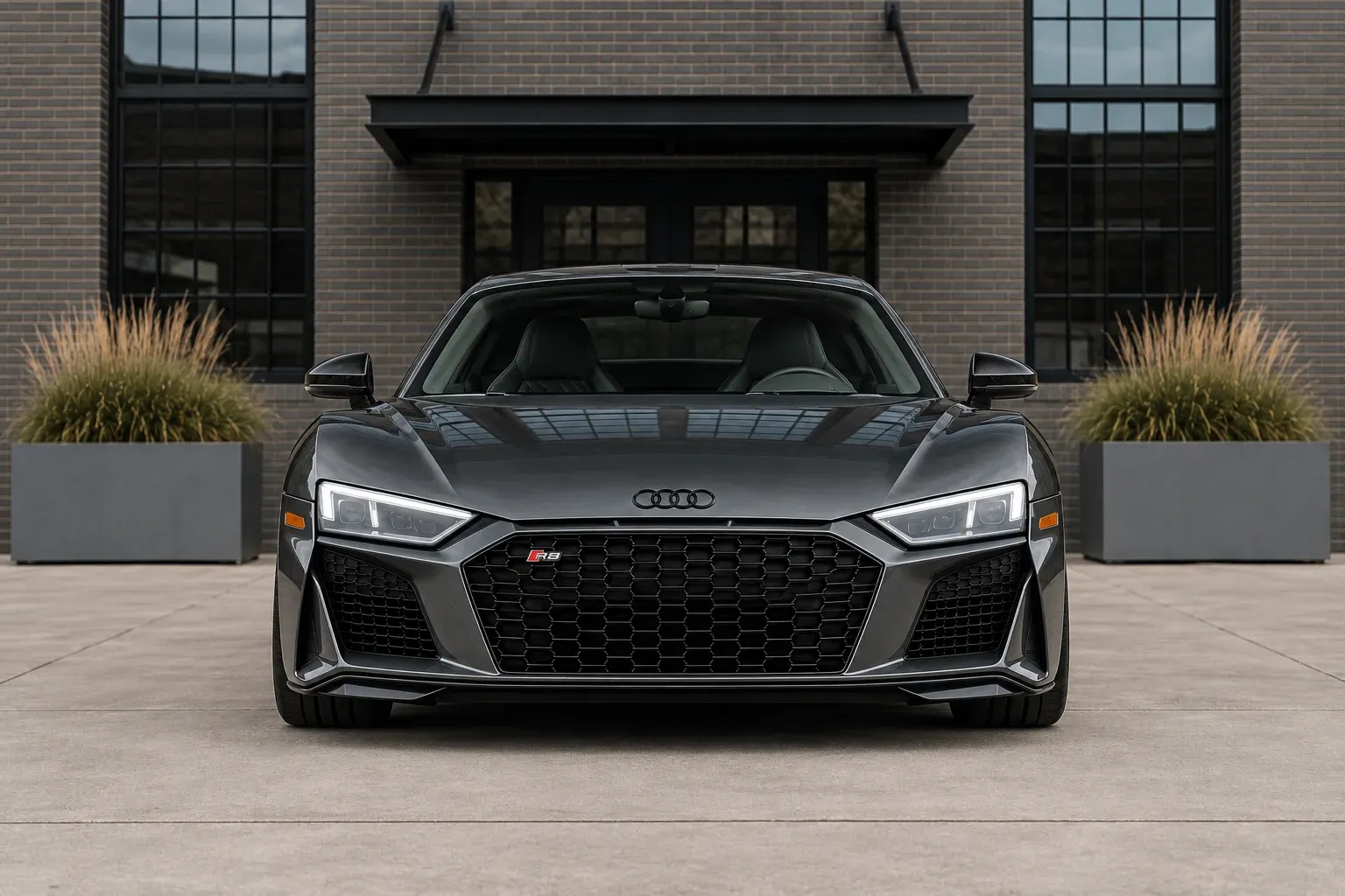 2017 Audi R8 with EW-P-MP-016 wheel, front 0 view