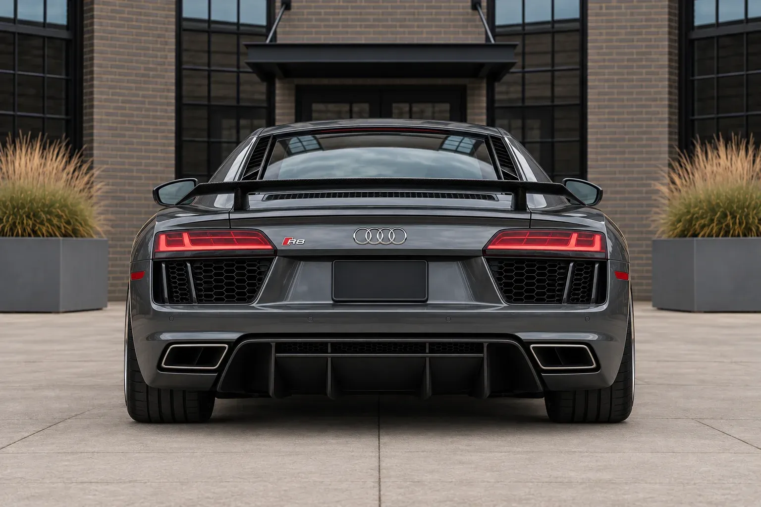 2017 Audi R8 with EW-P-MP-016 wheel, rear 0 view