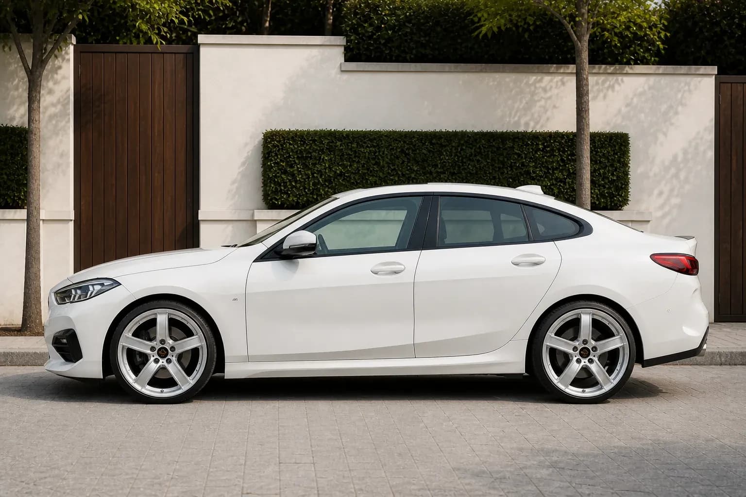2020 BMW 2 Series with EW-P-MP-016 wheel, side profile view