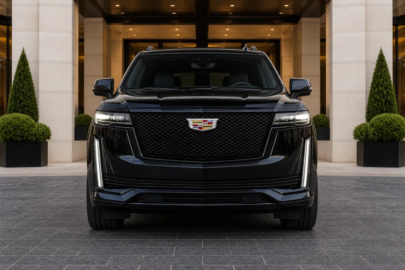 2023 Cadillac Escalade with EW-P-MP-018 wheel, front 0 view