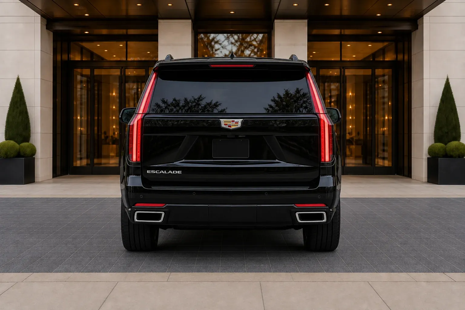 2023 Cadillac Escalade with EW-P-MP-018 wheel, rear 0 view