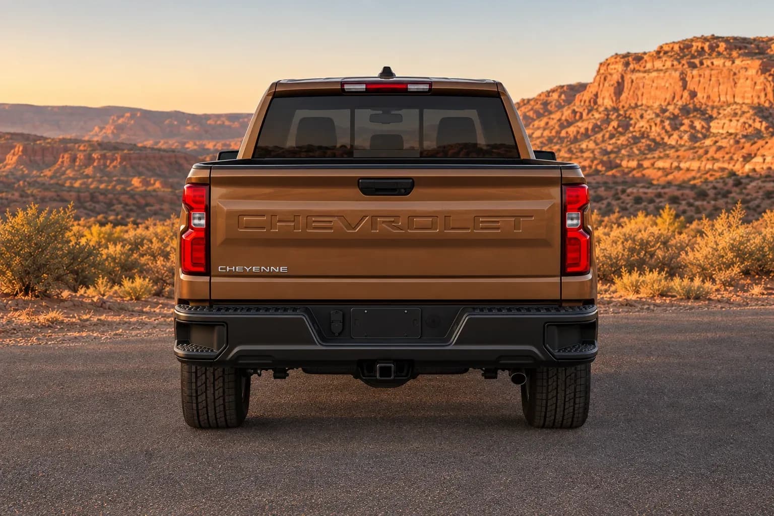 2021 Chevrolet Cheyenne with EW-P-MP-018 wheel, rear 0 view