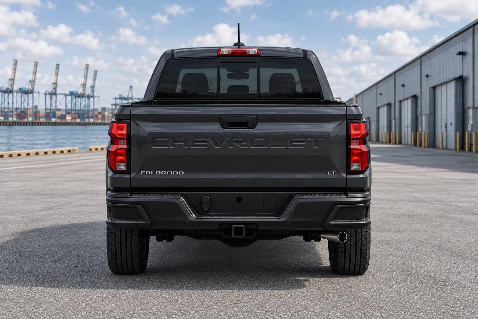 2023 Chevrolet Colorado with EW-P-MP-018 wheel, rear 0 view