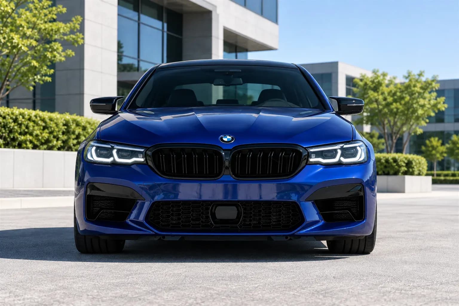 2020 BMW M5 with EW-P-MP-020 wheel, front 0 view