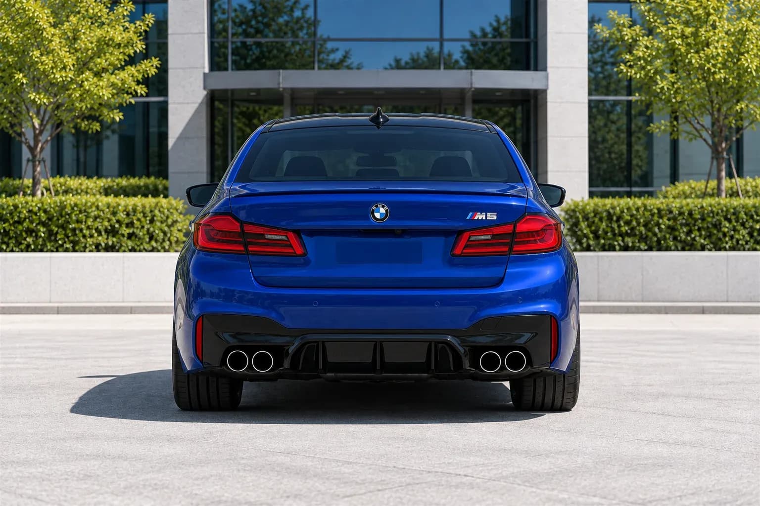 2020 BMW M5 with EW-P-MP-020 wheel, rear 0 view