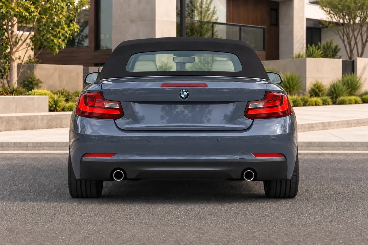 2015 BMW 2 Series with EW-P-MP-021 wheel, rear 0 view