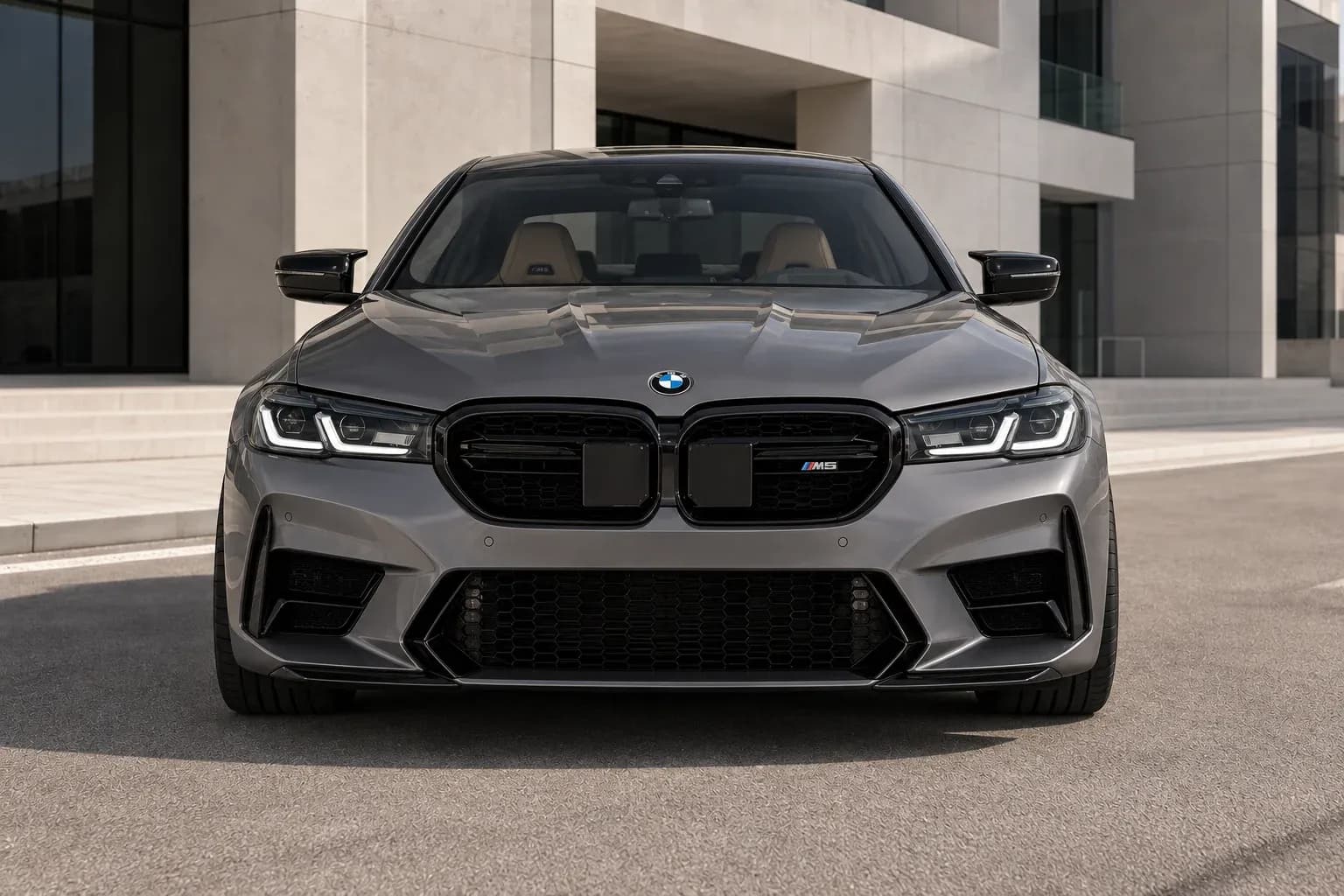 2021 BMW M5 with EW-P-MP-021 wheel, front 0 view