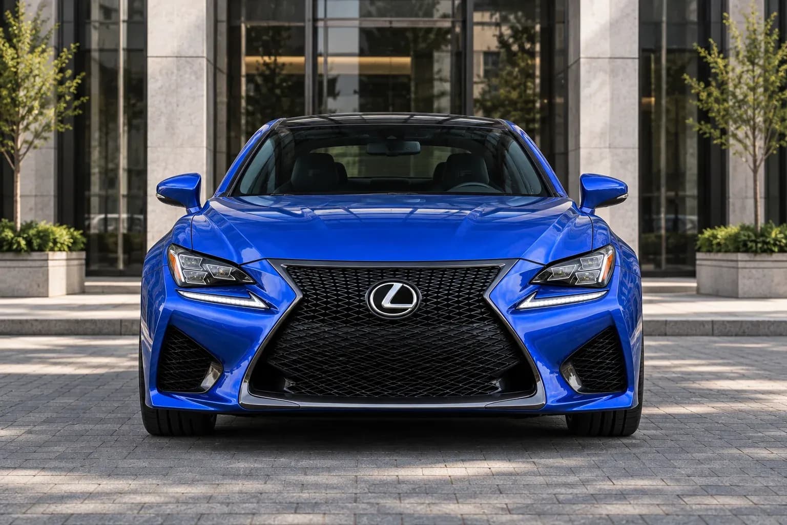 2016 Lexus RC F with EW-P-MP-023 wheel, front 0 view